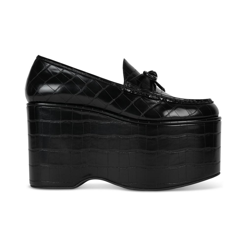 Jeffrey Campbell Soaring High-Flatform Tailored Oxford Loafers