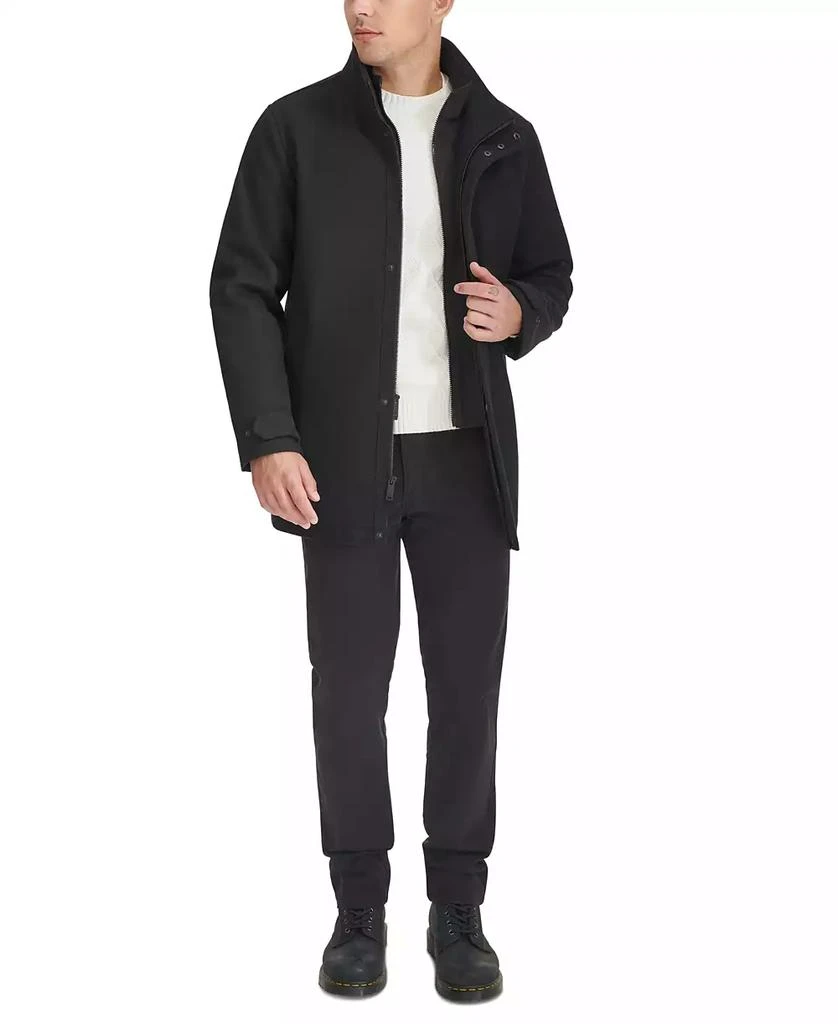 Dockers Men's 3/4-Length Car Coat with Full-Zip Bib 5