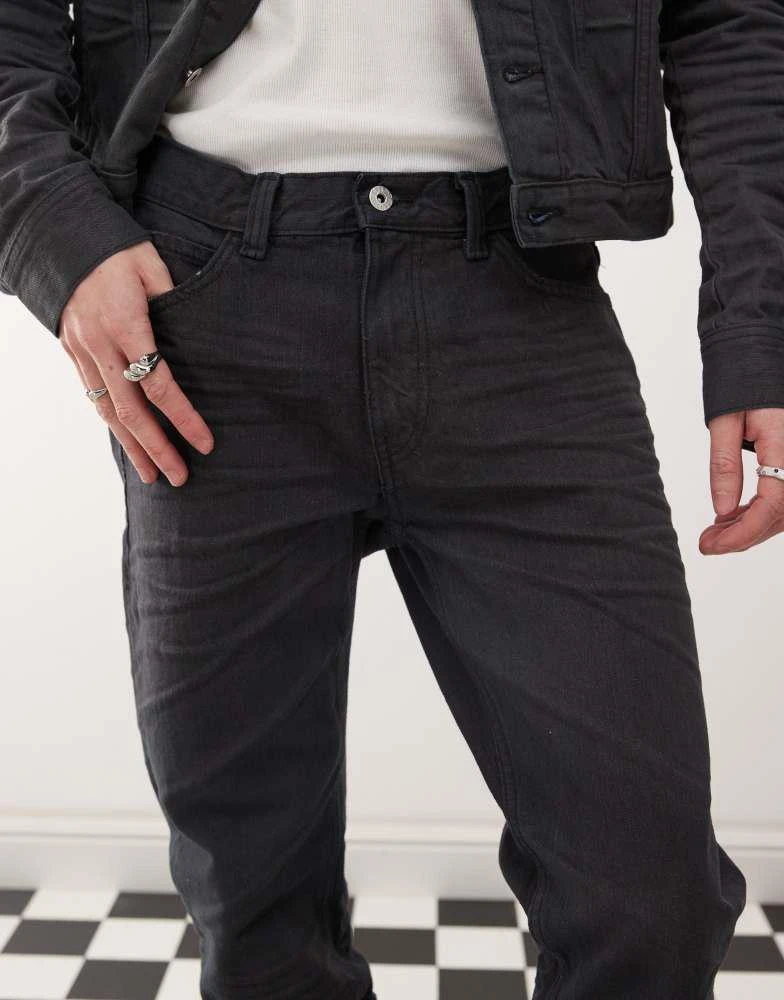 Cheap Monday Cheap Monday x Landon Barker Issue slim leg rigid coated jeans in black 2