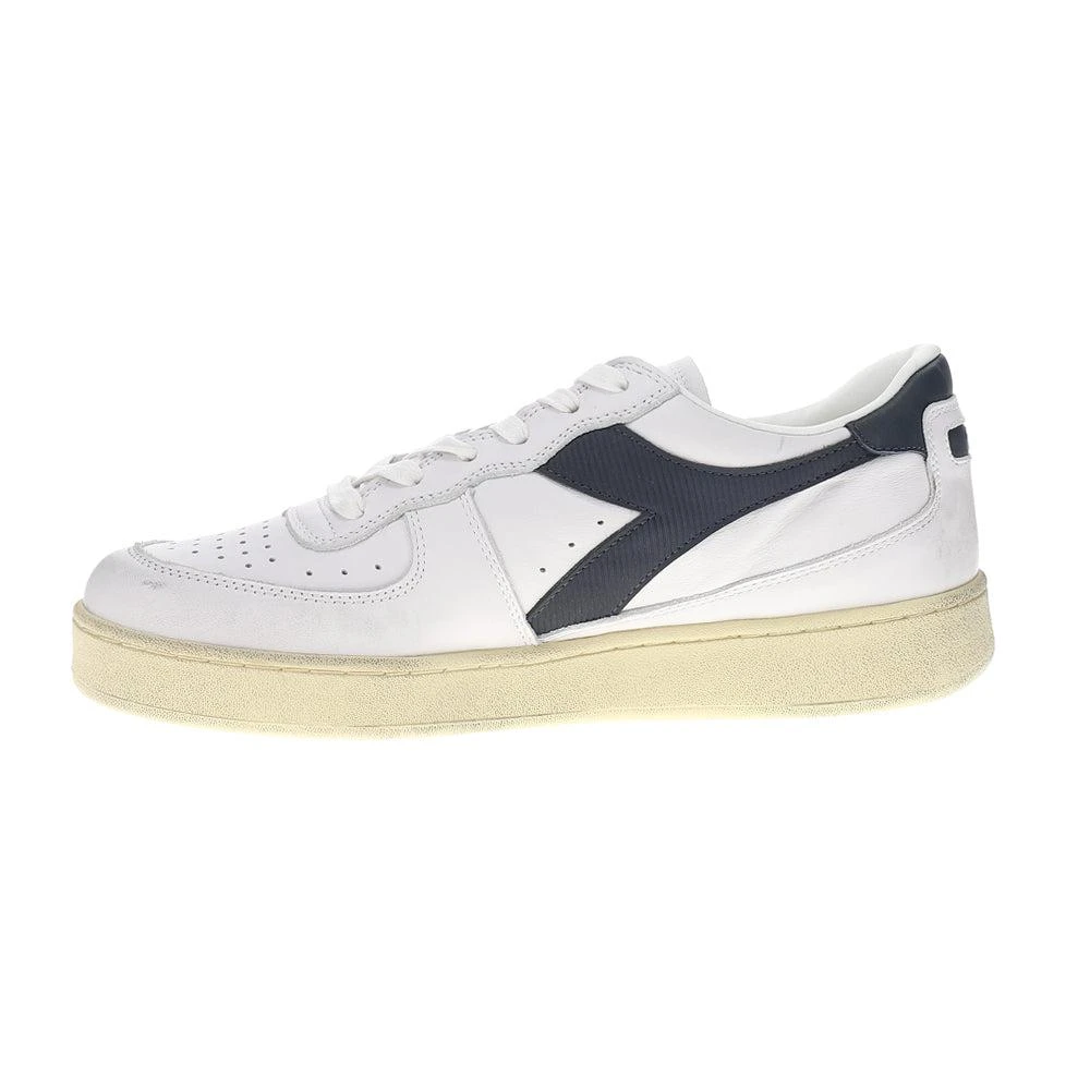 Diadora Mi Basket Low Used Lace Up Sneakers 3