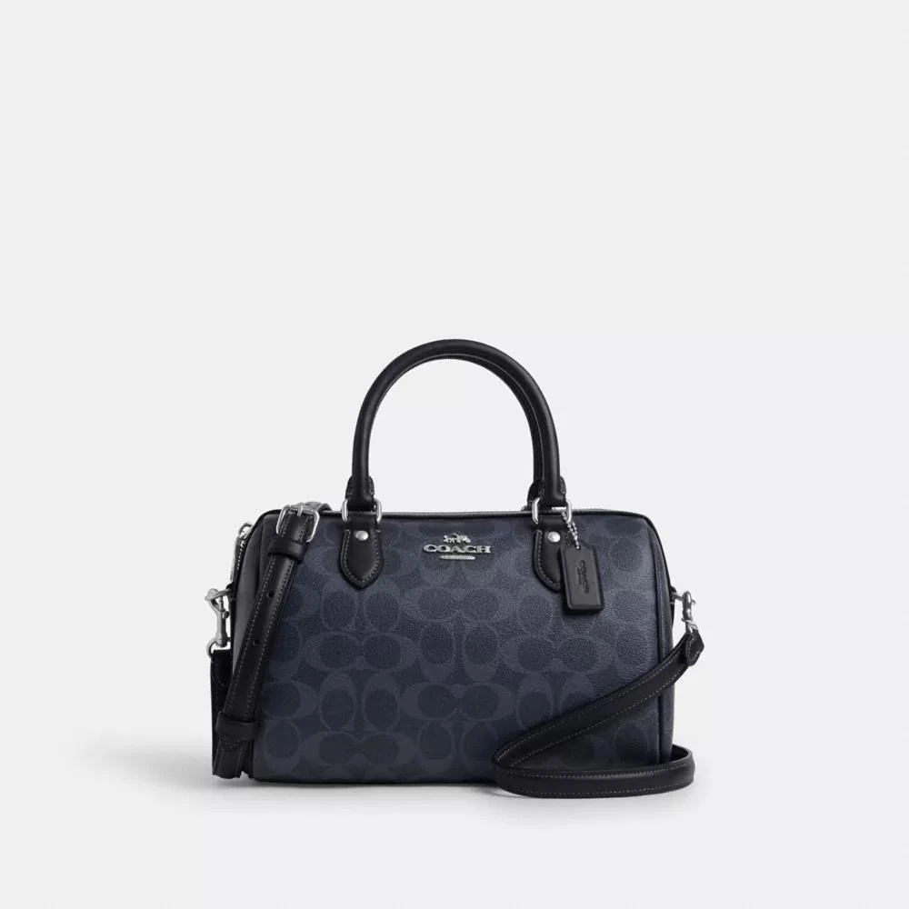 Coach Rowan Satchel Bag In Signature Canvas 1