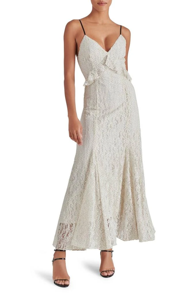 Steve Madden - Gracie Maxi Dress  On Sale Now with Up to 40% Off |  Discover Exclusive Deals & Savings at BeyondStyle  Authentic Steve Madden  women > dresses > maxi|2660871309|beige|clothing|dresses|maxi |polka-dot|polyester|women