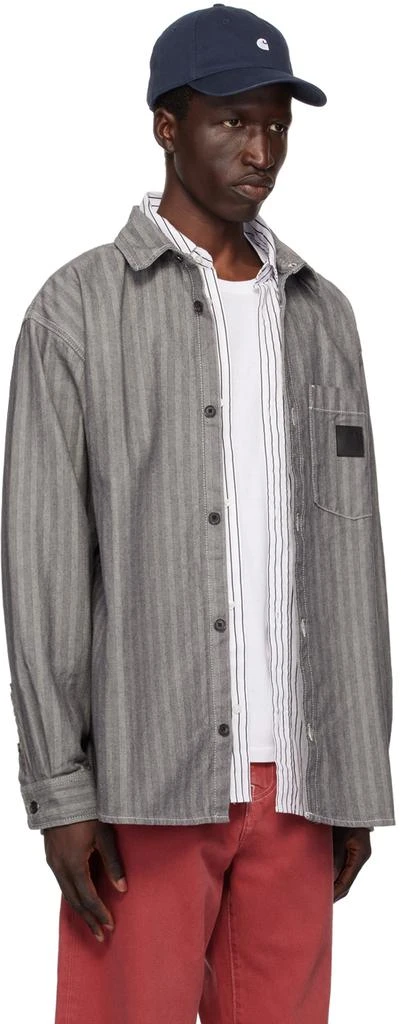 Carhartt WIP Gray Menard Denim Shirt 2