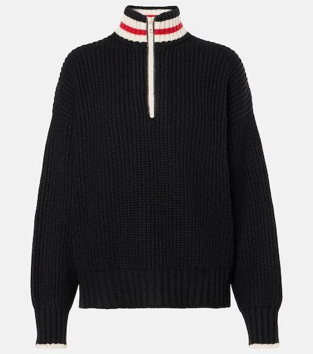Brunello Cucinelli Wool half-zip sweater 1