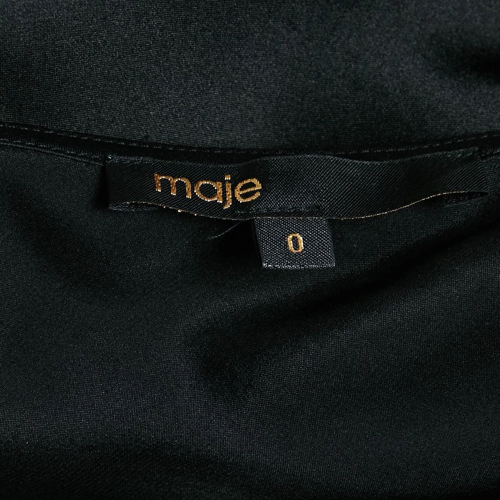 Maje Maje Black Lace Trim Satin Silk Camisole XS 3