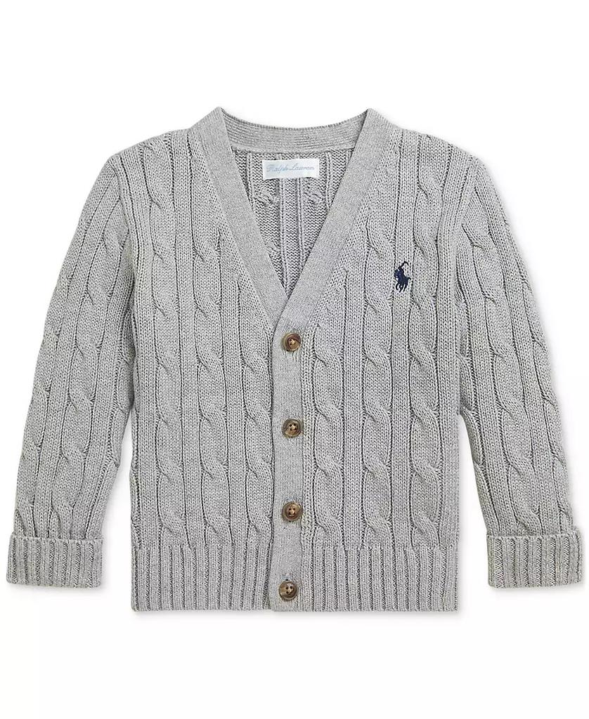 Ralph Lauren Baby Cotton Cable-Knit Cardigan