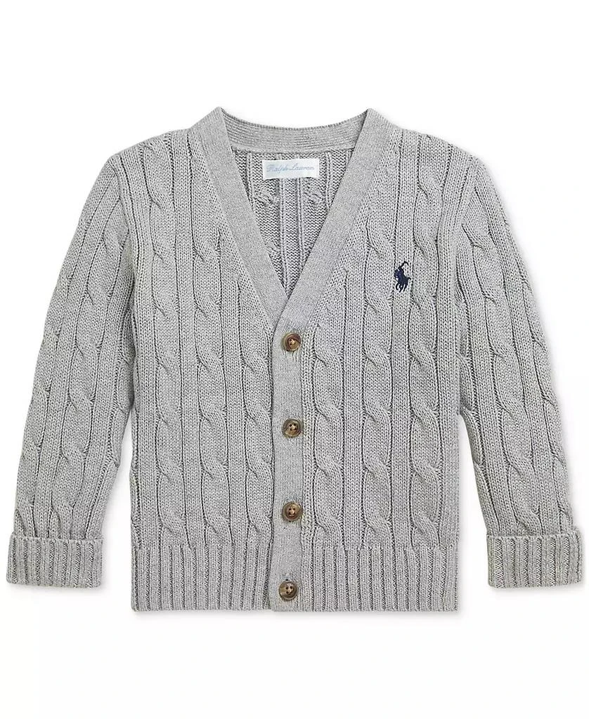 Ralph Lauren Baby Cotton Cable-Knit Cardigan 1