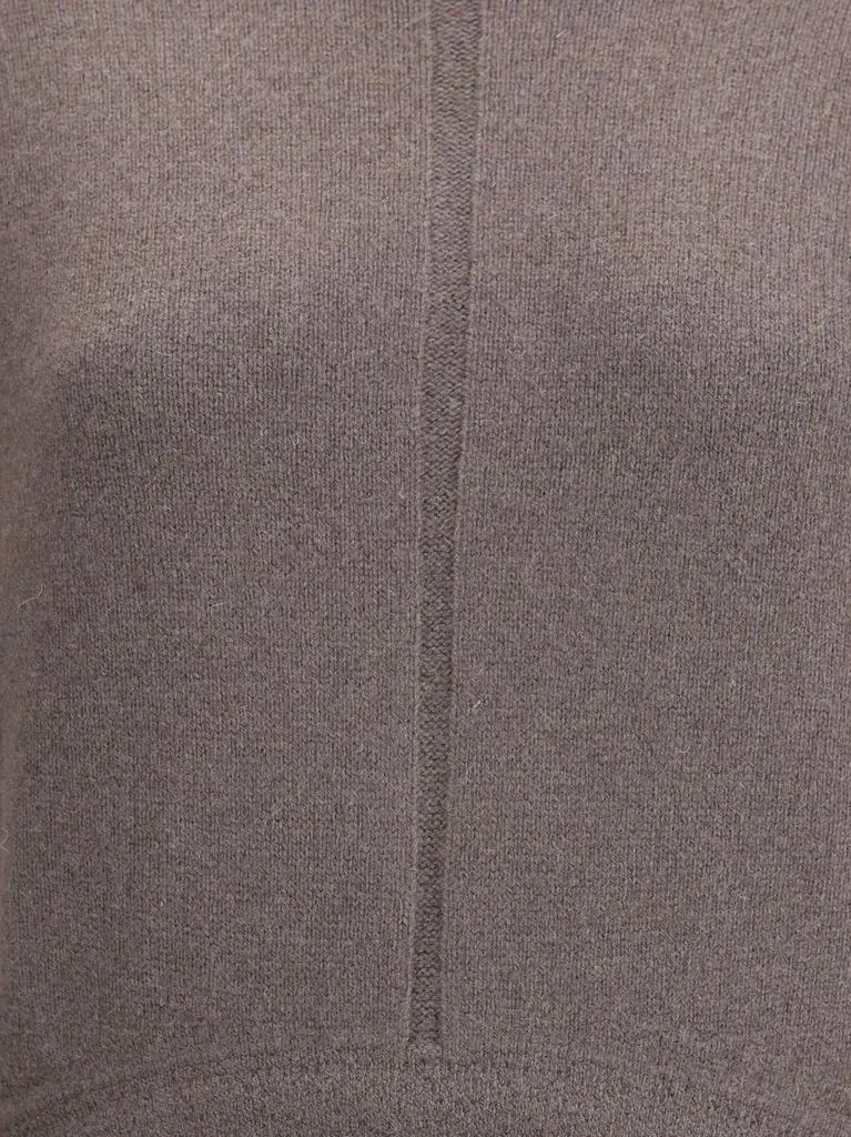 Rick Owens Rick Owens Concordians Round-Neck Curved Hem Pullover 3