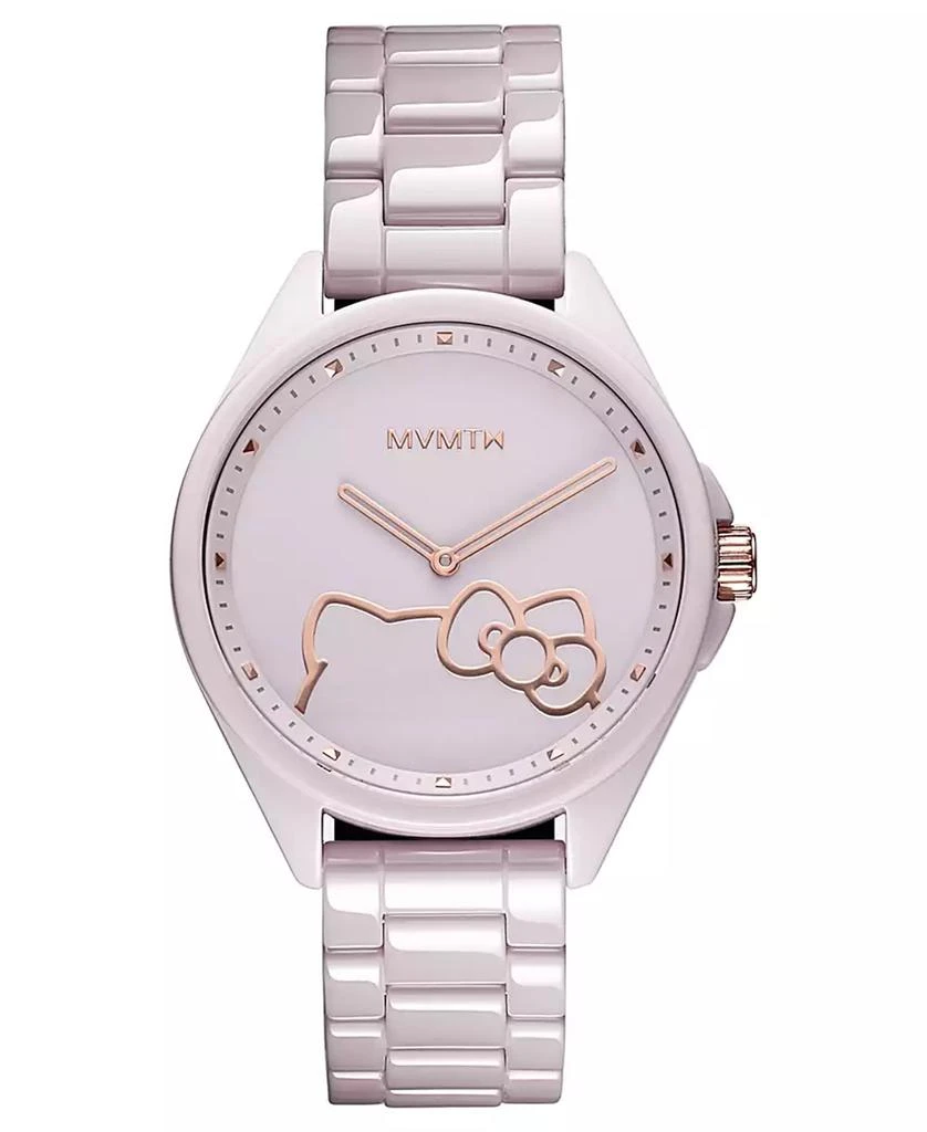 MVMT Women's Coranada Hello Kitty Blush Ceramic Watch 36mm 1