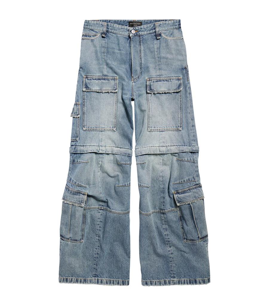 【極美品】Balenciaga 24AW Cargo jeans BALENCIAGA | UNISEX FLARED CARGO JEANS