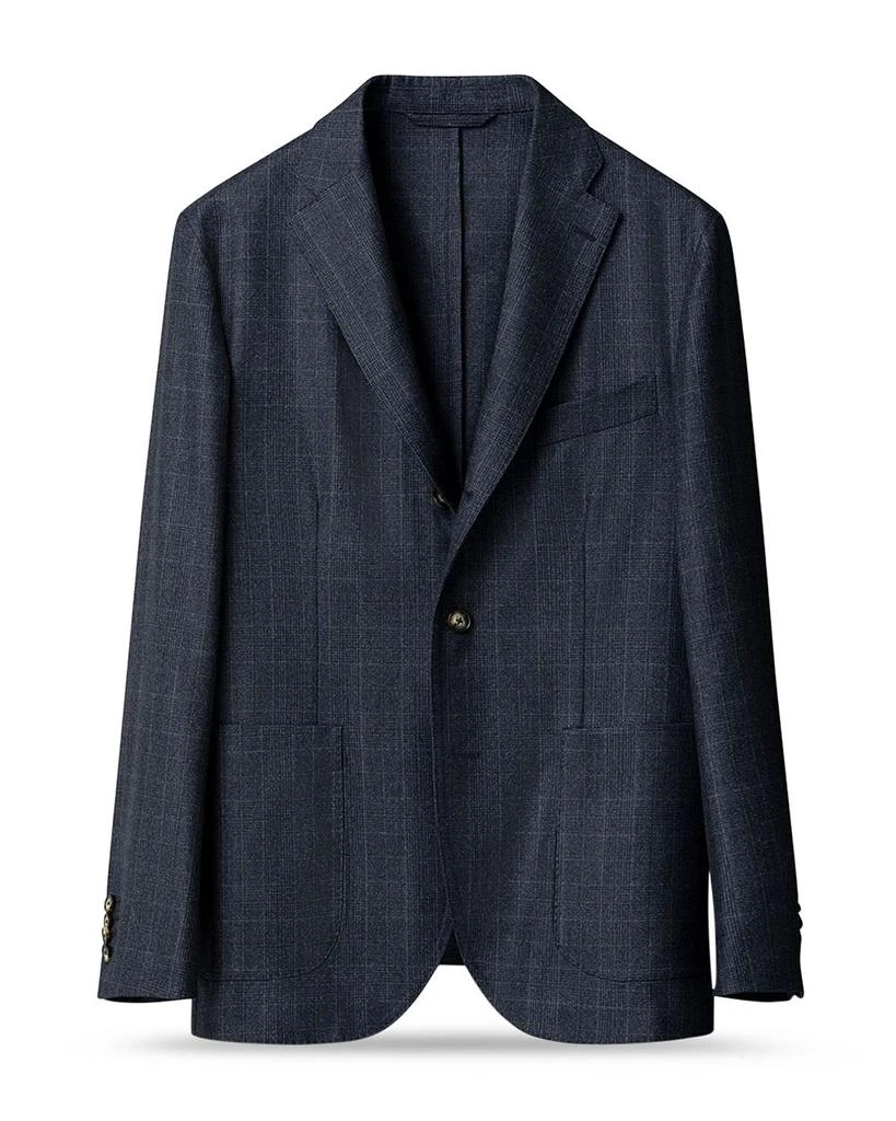 Eton Wool Check Soft Jacket 7