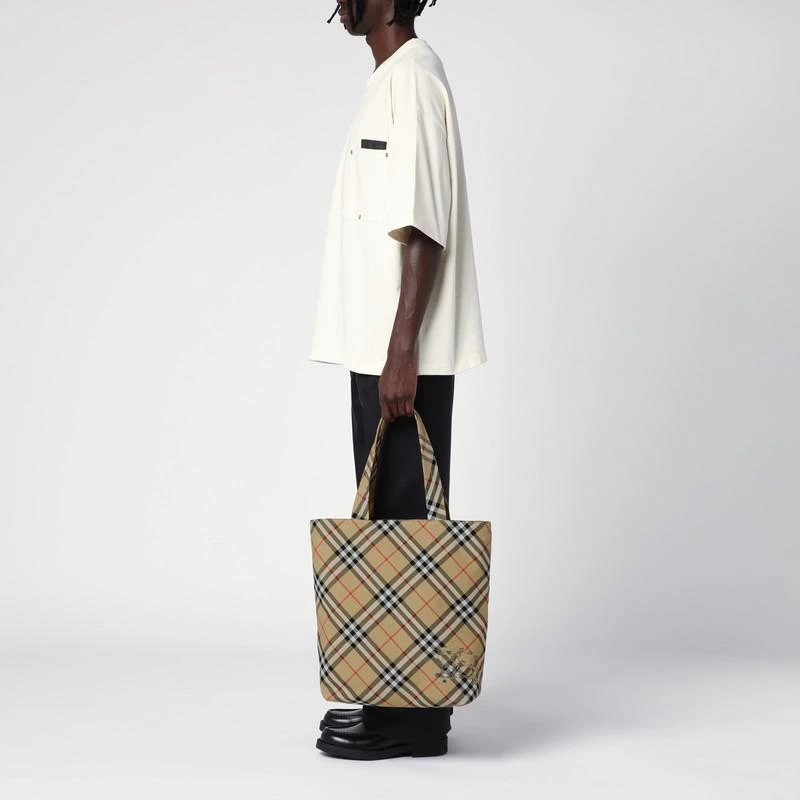 Burberry Check Sand small tote bag 2