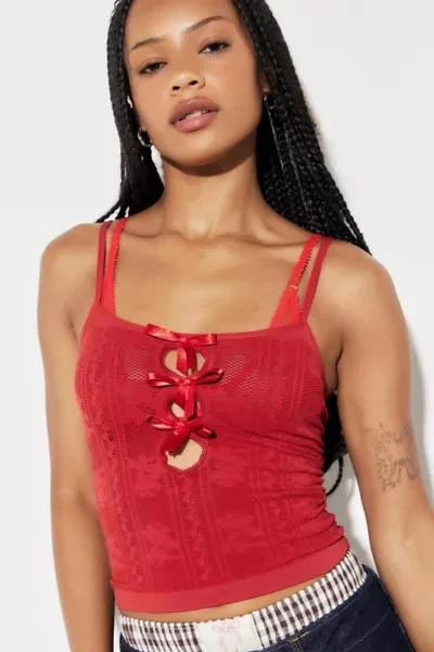 Urban Outfitters UO Lay Lace Bow Cami 2