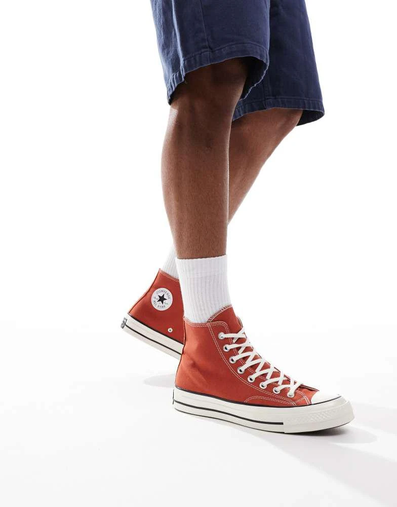 Converse Converse Chuck 70s Hi trainers in orange 5
