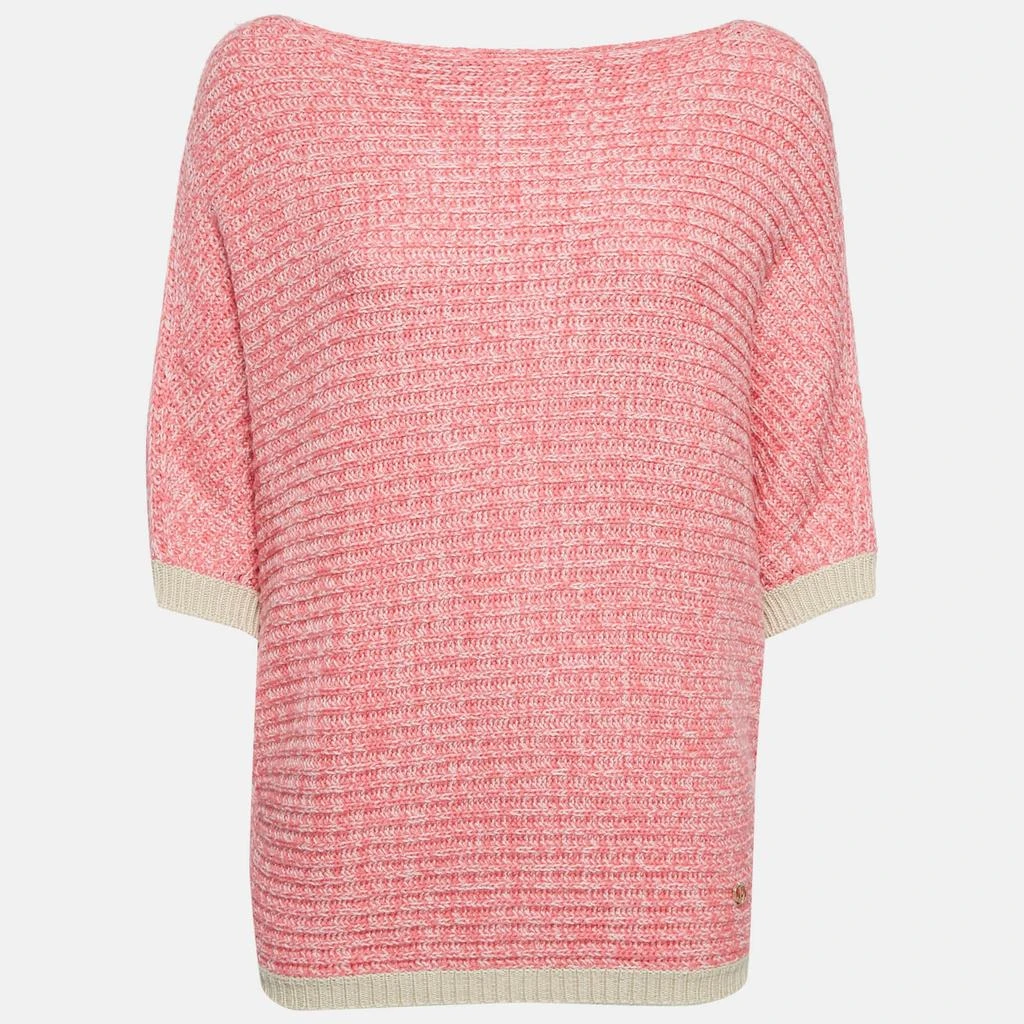 Dior Christian Dior Pink Cashmere Oversized Sweater L 1