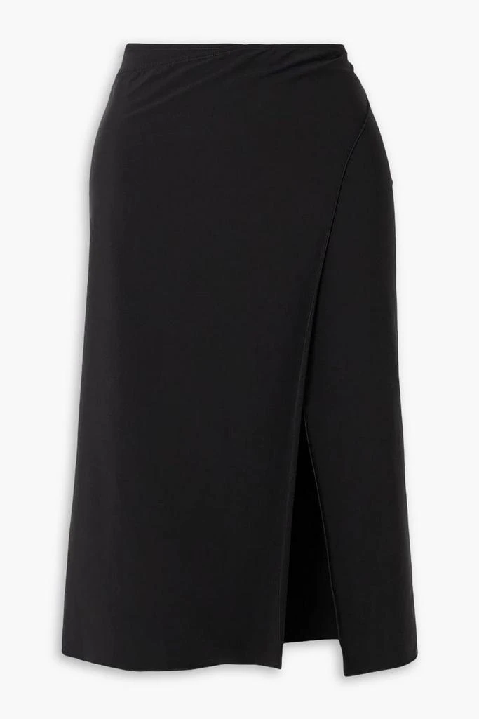 Versace Embellished stretch-jersey pareo 1