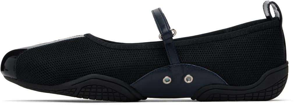Nicole Saldaña Black Sophie Ballerina Flats 3