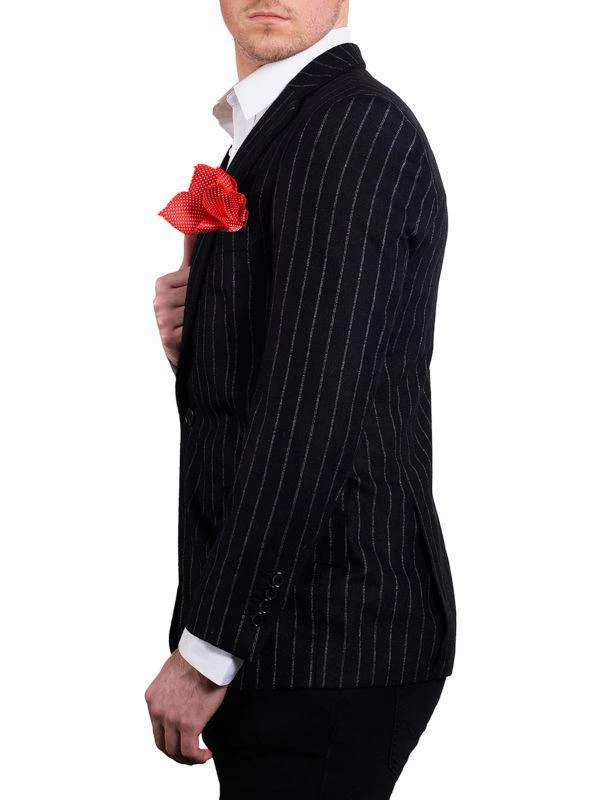 Elie Balleh Slim Modern Fit Pinstripe Blazer 3