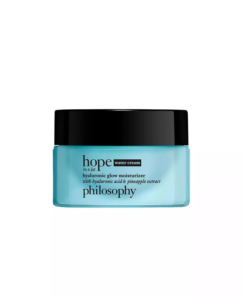 philosophy hope in a jar hyaluronic glow moisturizer with hyaluronic acid & pineapple extract, 0.5-oz. 1