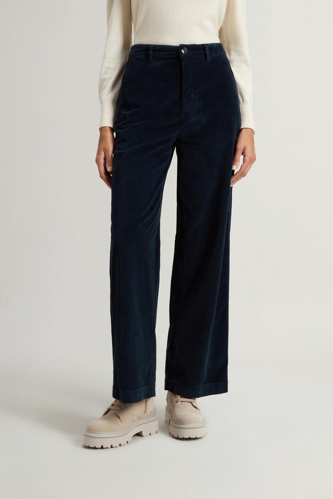 Woolrich Garment-Dyed Corduroy Pants - Women - Blue