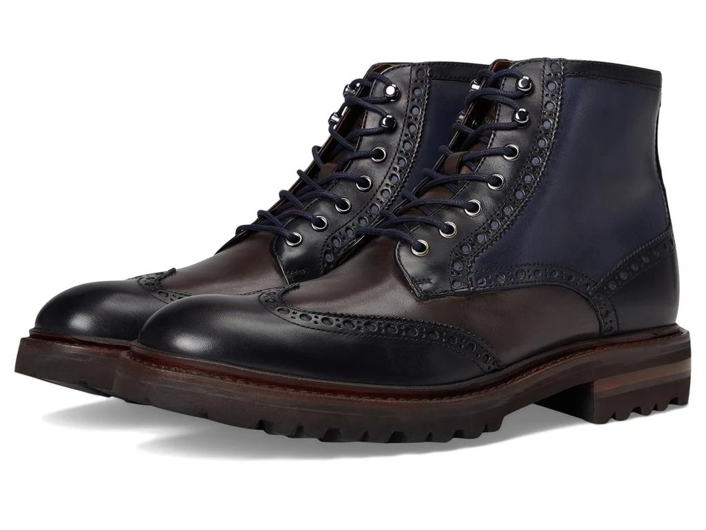 Johnston & Murphy Men Benton  Tan Brown Full Grain Leather Boot -SZ 13-MSRP $199 Shop Connelly Wing Tip Boot on Sale at BeyondStyle – Get 10  main image 2