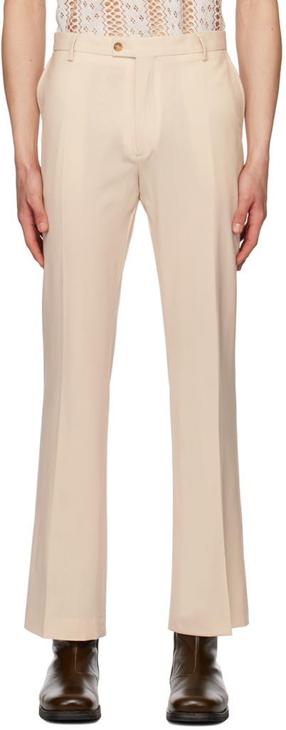 CMMN SWDN Off-White Ryle Trousers