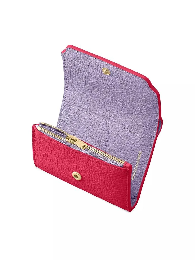 Maison de Sabre Leather Trifold Wallet 4