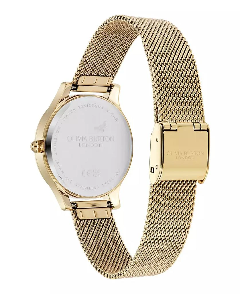 Olivia Burton Women's Wonder Lust Gold-Tone Stainless Steel Mesh Bracelet Watch 30mm 3