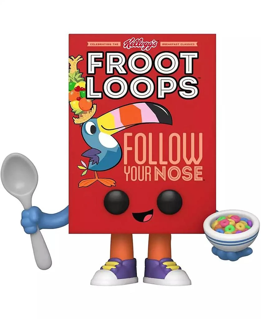 Funko Kelloggs POP Vinyl Figure | Froot Loops Cereal Box