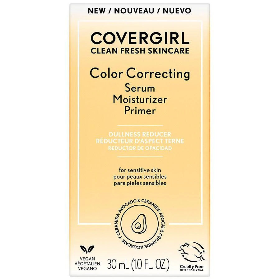CoverGirl Clean Fresh Skincare Color Correcting Serum Moisturizer Primer 3