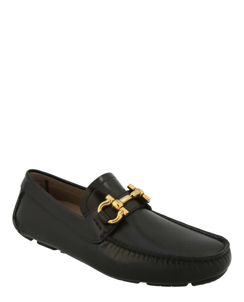 Salvatore Ferragamo Parigi Gancini Leather Drivers