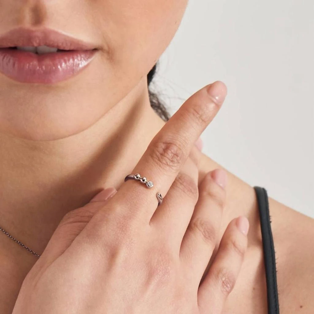 Ania Haie Ania Haie - Women
s Orb Sparkle Adjustable Rings 2