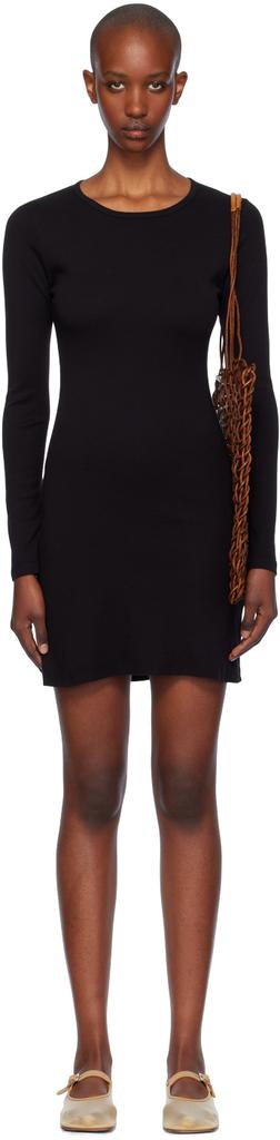 Gil Rodriguez Black Long Sleeve Bellevue Minidress