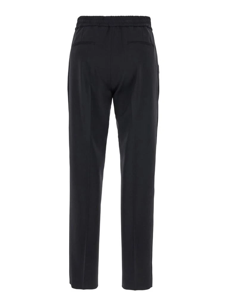 PT TORINO 'Erika' Black Drawstring Trousers In Wool Blend Woman 2