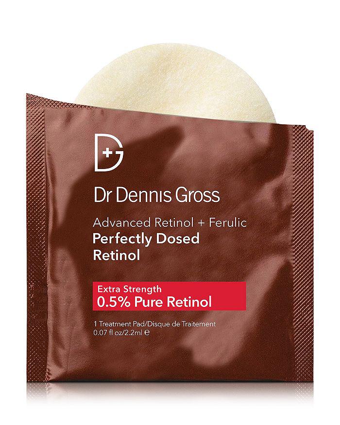 Dr. Dennis Gross Advanced Retinol + Ferulic Perfectly Dosed Retinol Peel (Extra Strength 0.5% Pure Retinol), Set of 8