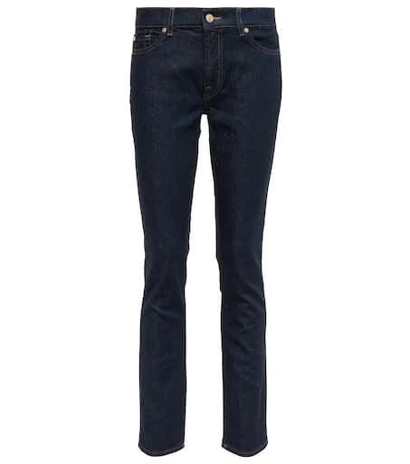7 For All Mankind Roxanne mid-rise skinny jeans 1
