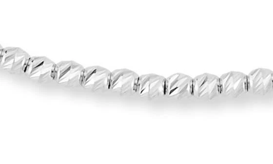 Ember Fine Jewelry 14K White Gold Beaded Bracelet 2