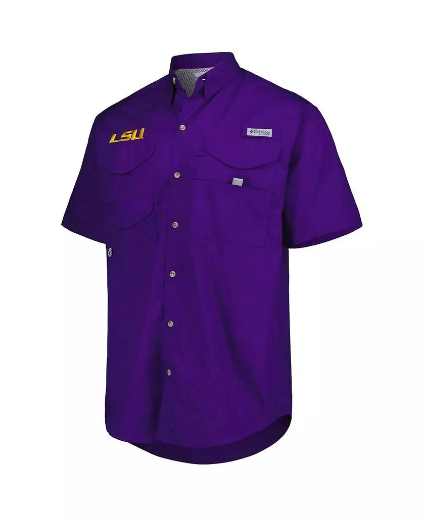 Columbia Men's Purple LSU Tigers Bonehead Button-Up Shirt 3