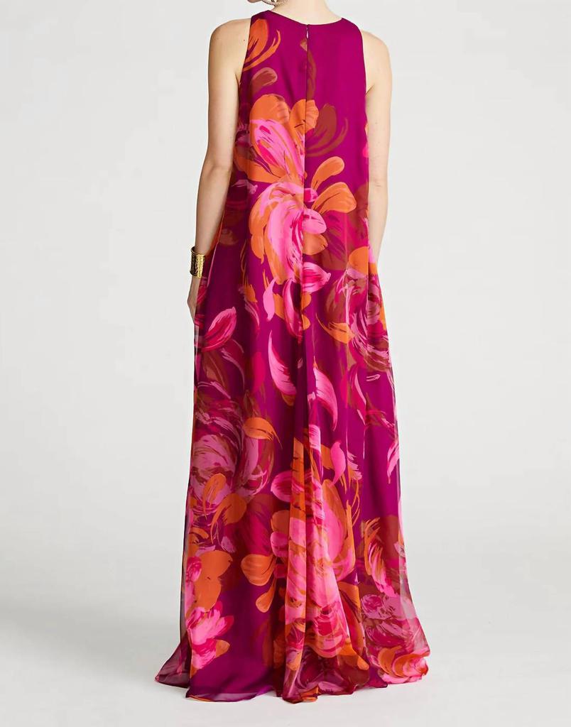 Halston Heritage Halston Heritage - Moira Printed Chiffon Gown