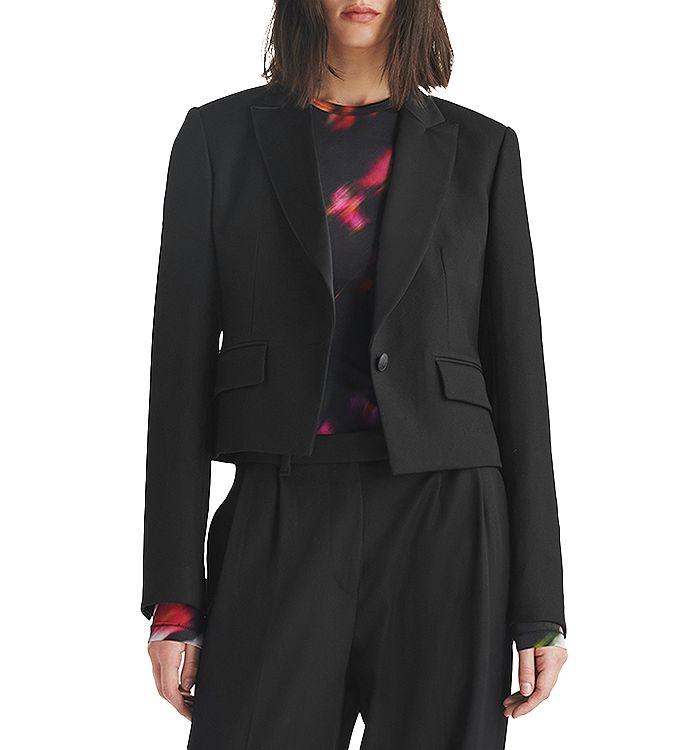 rag & bone Valerie Italian Wool Cropped Blazer