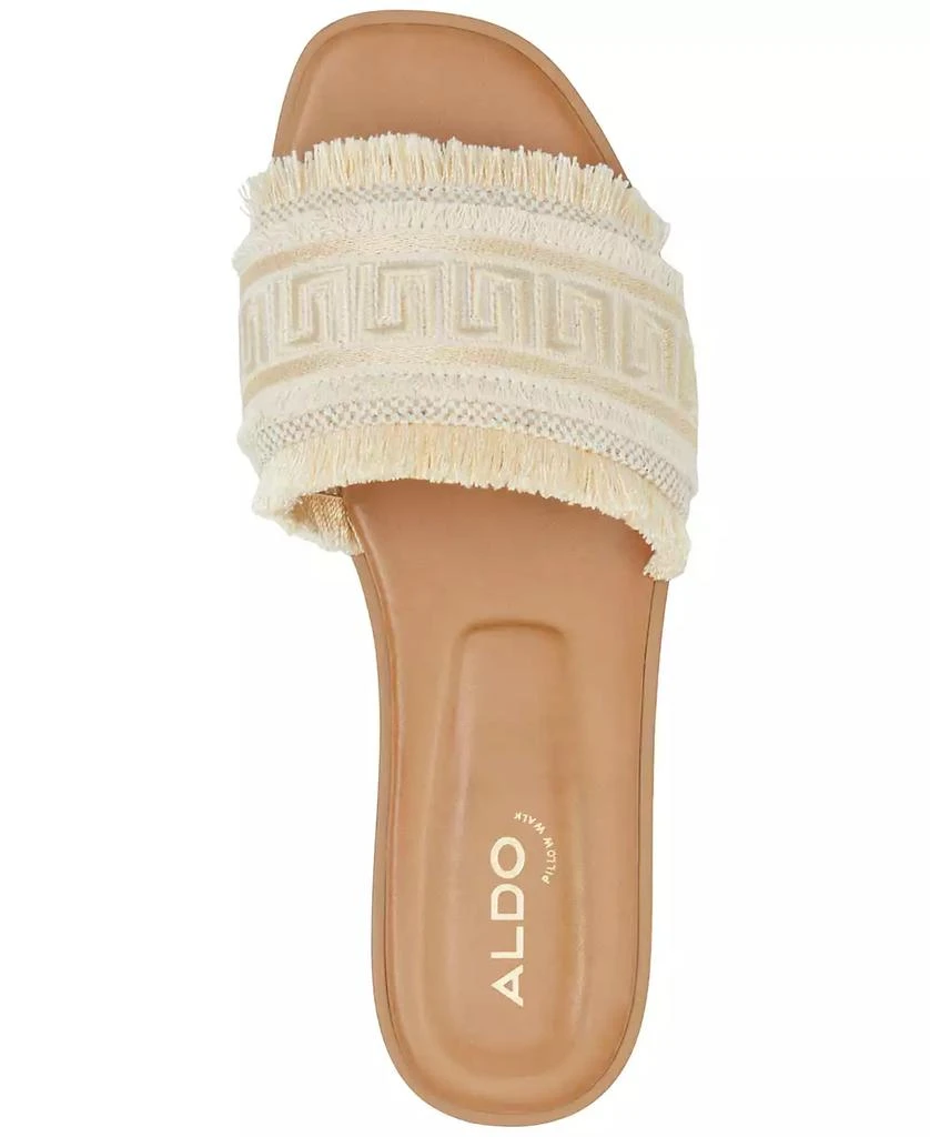 ALDO Women's Nalani Woven Slip-On Slide Flat Sandals 4