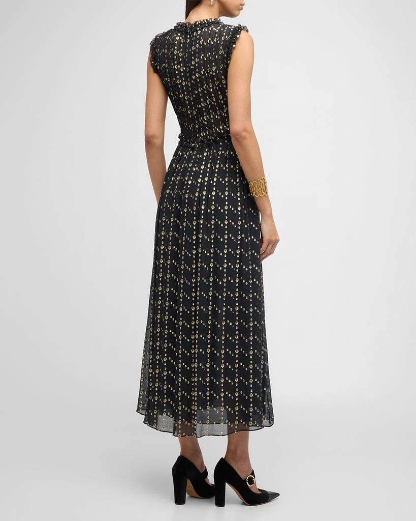 Ulla Johnson Kasia Paisley Ruffled Maxi Dress 6