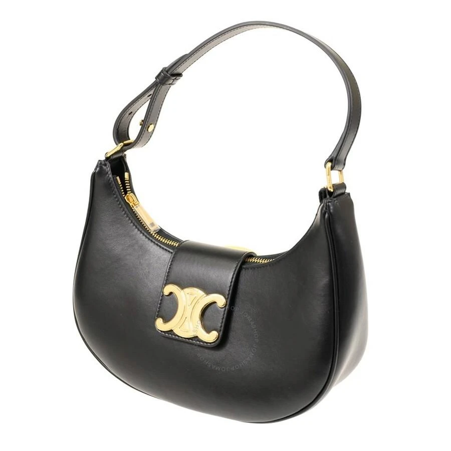 Celine Black Smooth Calfskin Medium Ava Triomphe Bag 2