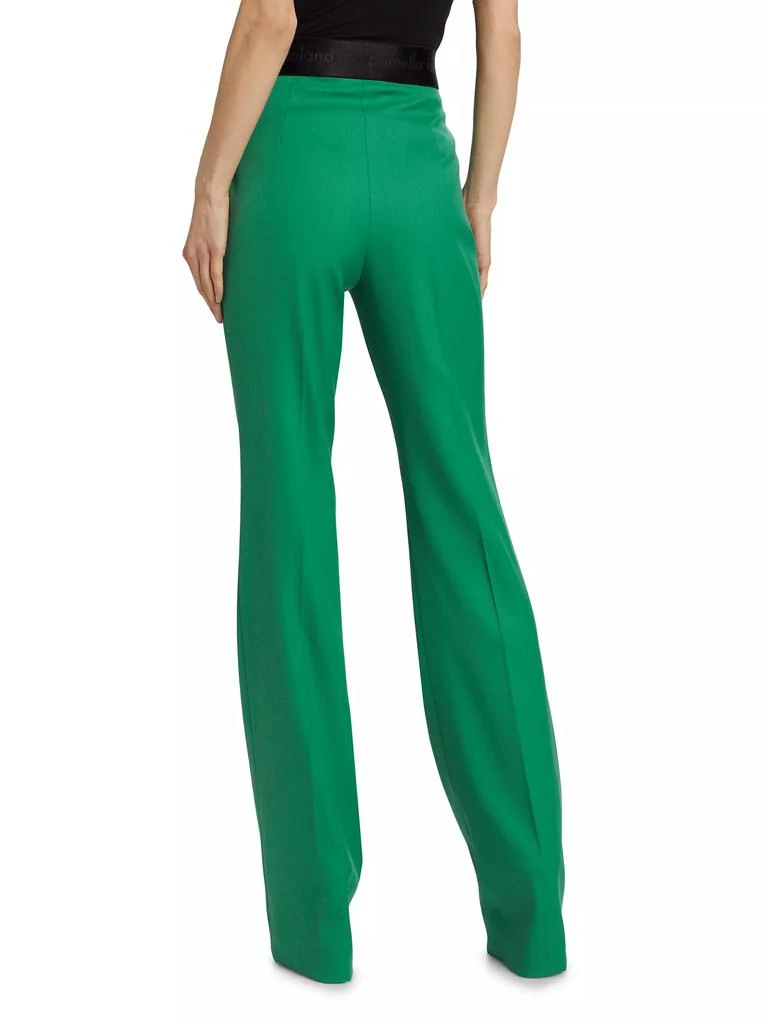 Pamella Roland Cashmere Creased-Front Dress Trousers 5