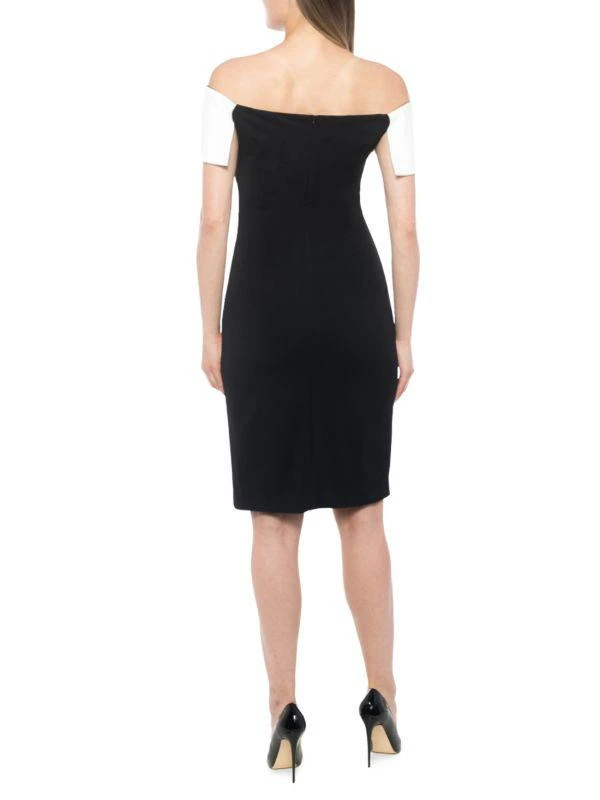MARINA Off Shoulder Sheath Dress 2