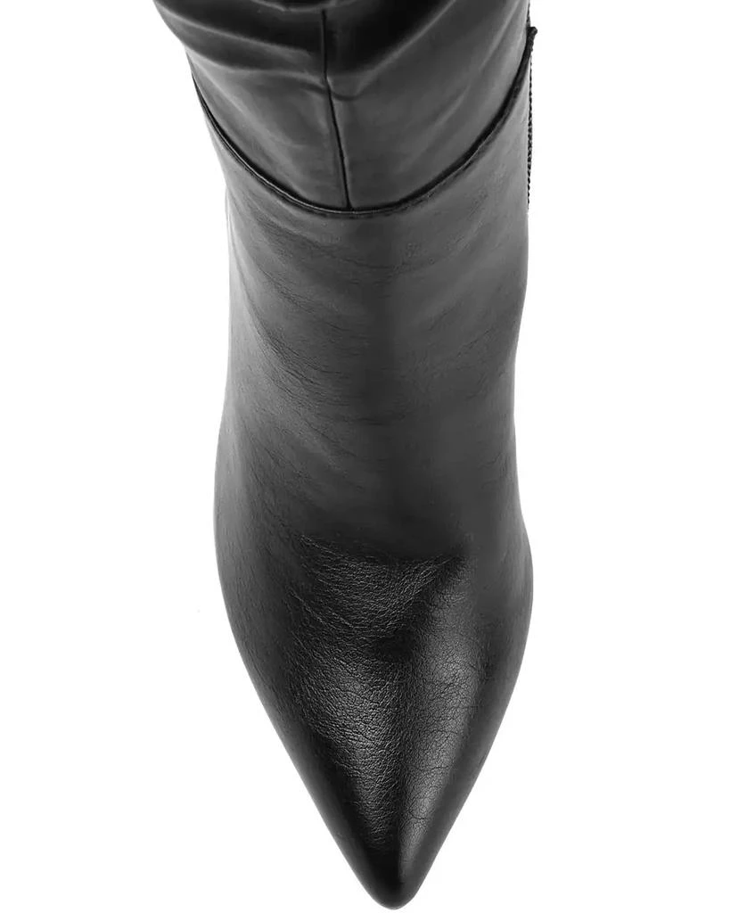 Journee Collection Women's Sarie Wide Calf Ruched Stiletto Boots 4