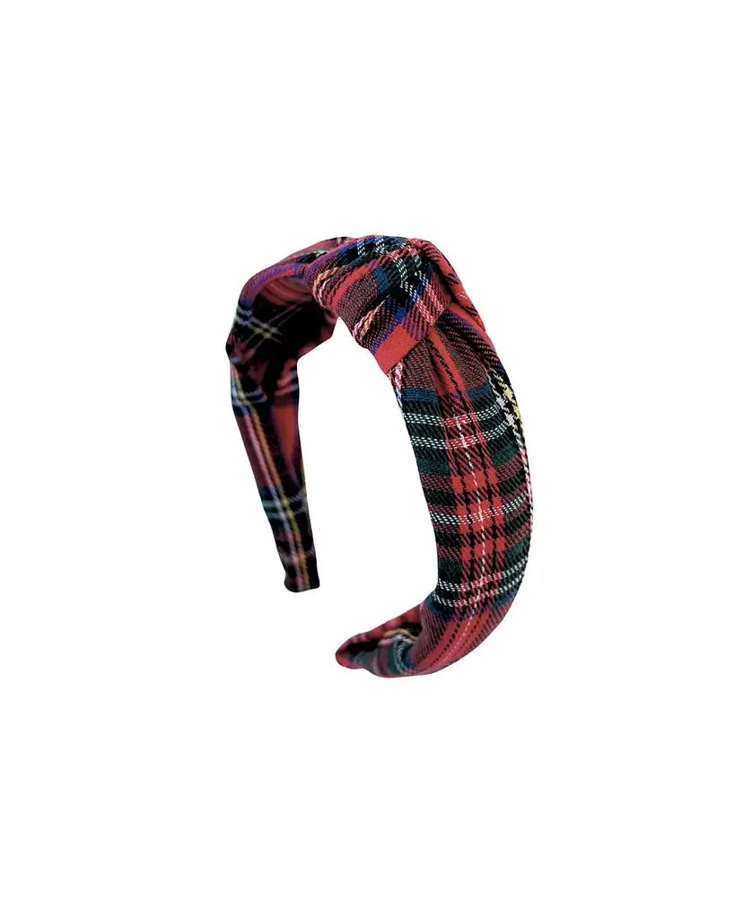 Bits 
Bows Girls
 Plaid Knot Headband