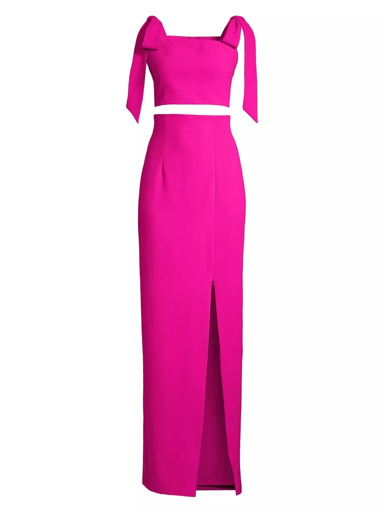 Black Halo Eve Clayton Two-Piece Gown 1