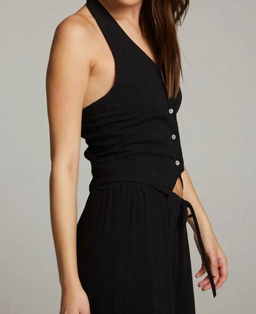 Chaser Chaser - Linen Halter Top 2