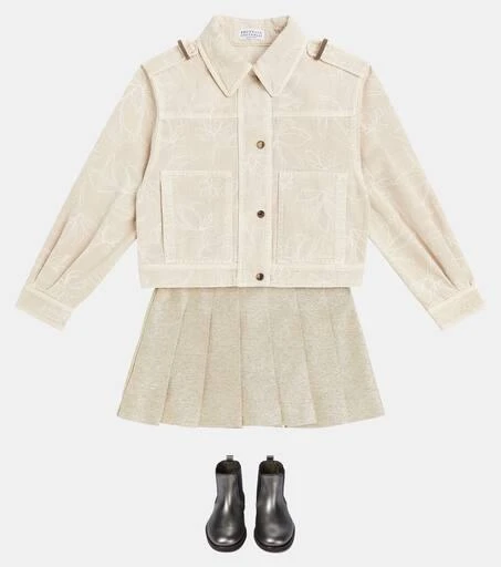 Brunello Cucinelli Pleated tennis skirt 2